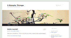 Desktop Screenshot of 3-simple-things.com